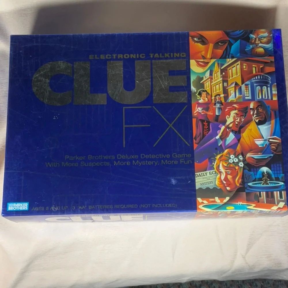 Electronic Talking Clue FX by Parker Brothers Complete